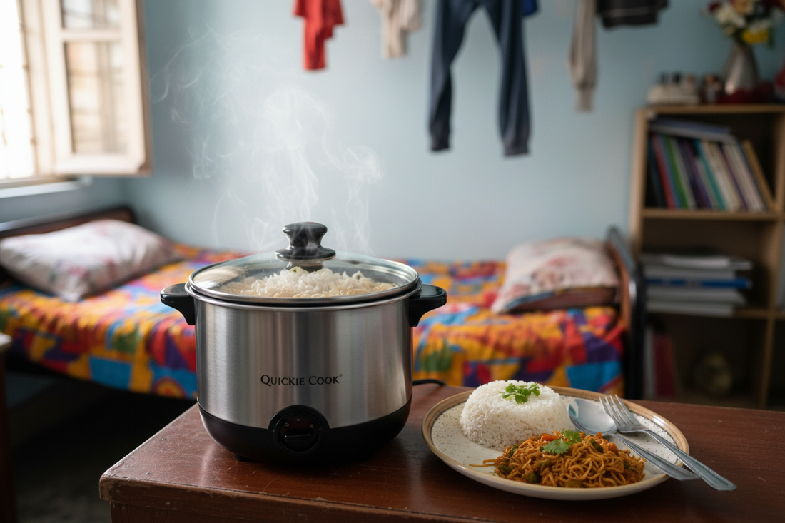 How to Cook Complete Meals Without a Kitchen (Electric Cooker for Hostels and Small Spaces)